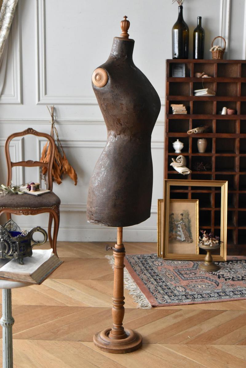 フランスアンティーク家具 アンティークトルソー.21 マネキン