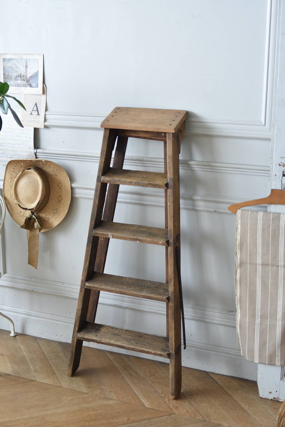 ステップラダー.4 ヴィンテージラダー フランス 脚立