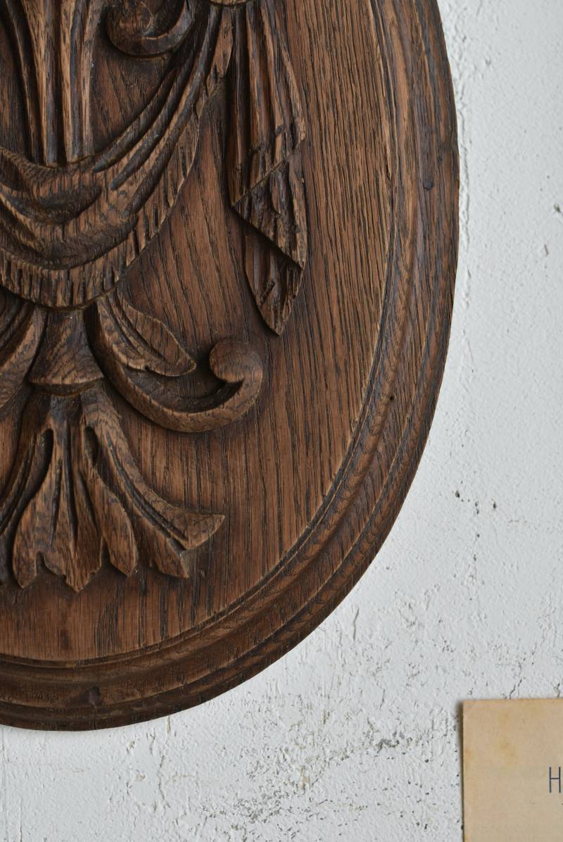 フランスアンティーク雑貨 ウォールデコレーション.オーバル 壁面