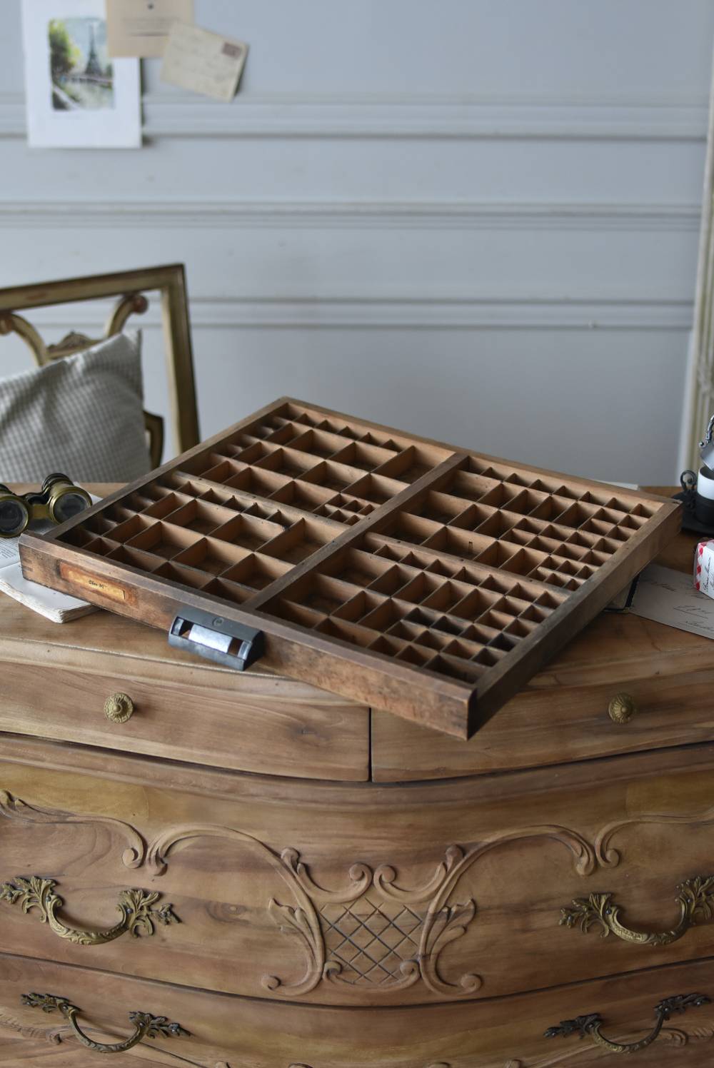 フランスアンティーク雑貨 プリンタートレイ.3 ディスプレイ小物