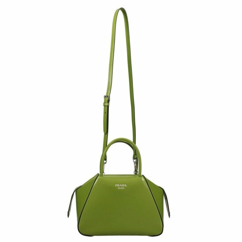 プラダ PRADA ハンドバッグ レディース SPAZZOLATO グリーン 1BA366