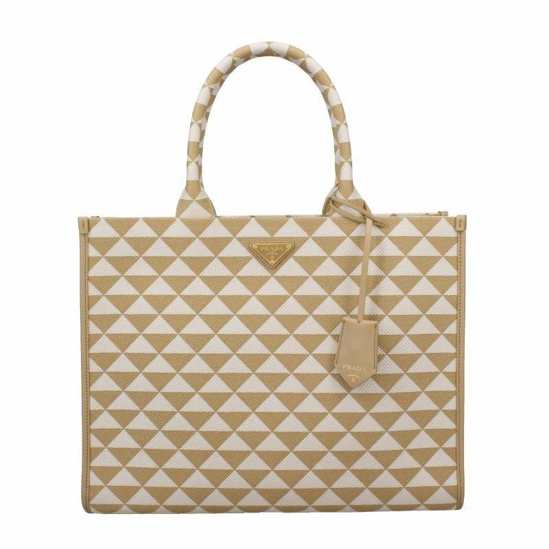 プラダ PRADA トートバッグ レディース ベージュ 1BA356 V OOM 2FKL