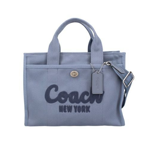 コーチ トートバッグ レディース デニム カーゴ トート ブルー COACH
