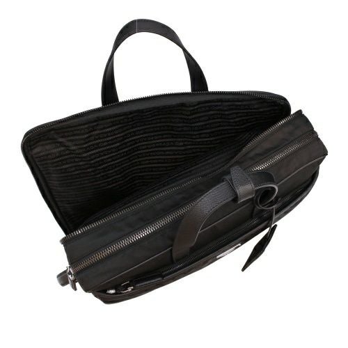 プラダ ビジネスバッグ メンズ トライアングルロゴ ブラック PRADA