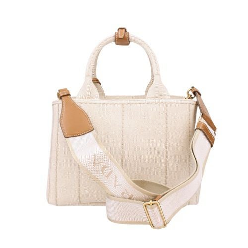 プラダ ハンドバッグ レディース MISTOLINO RICAMO ホワイト PRADA