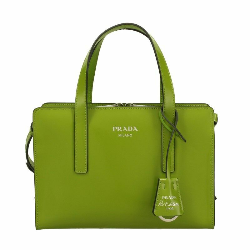 晴*子様 PRADA バック Prada Flou Zip Leather Top-Handle Bag