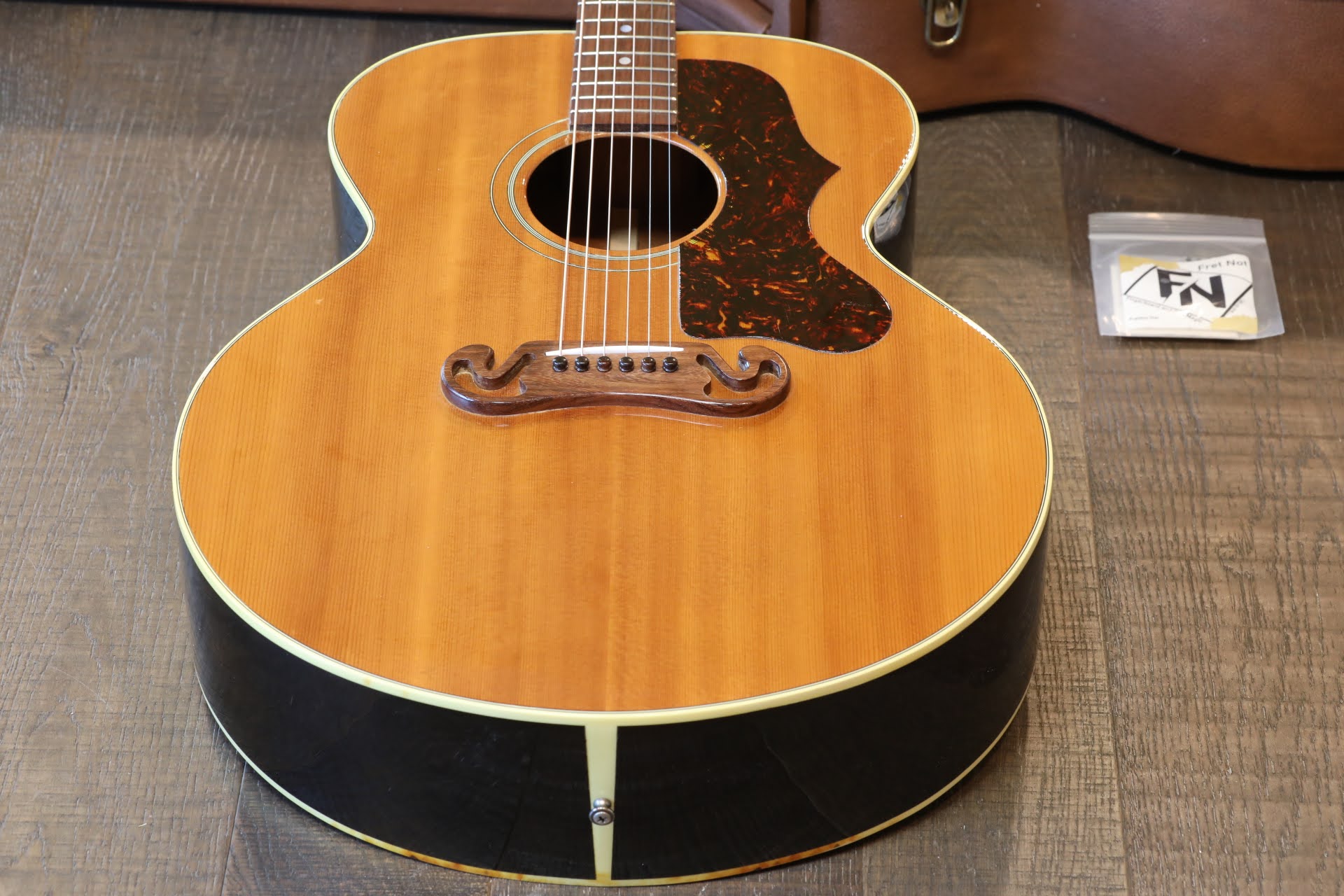 1993 Gibson J-100 Xtra AT Natural Acoustic Jumbo Guitar + OHSC