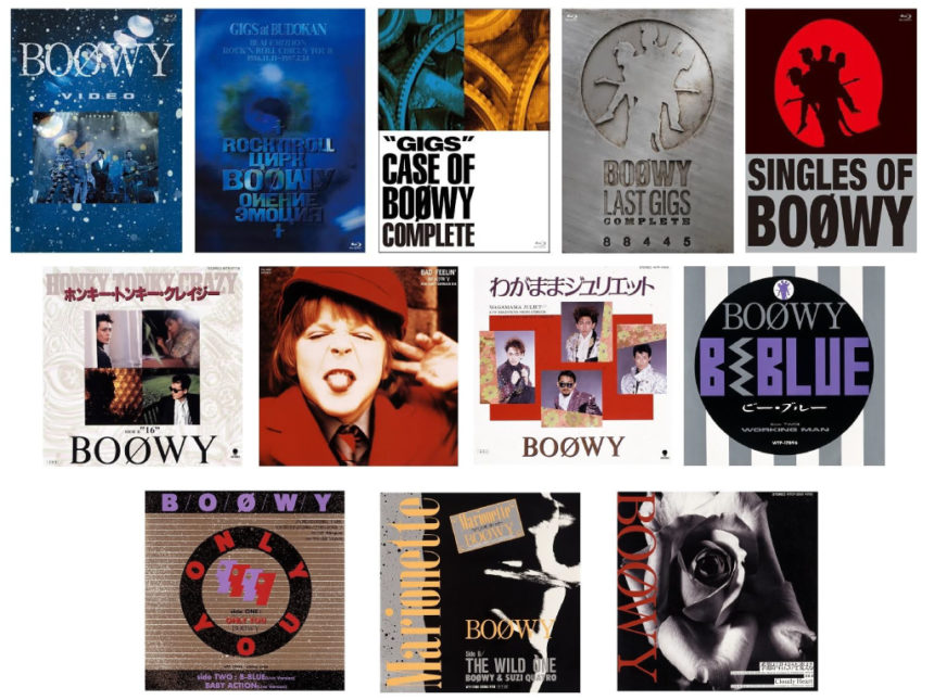 BOØWY、結成40周年記念、映像作品5タイトルのブルーレイ、7インチ