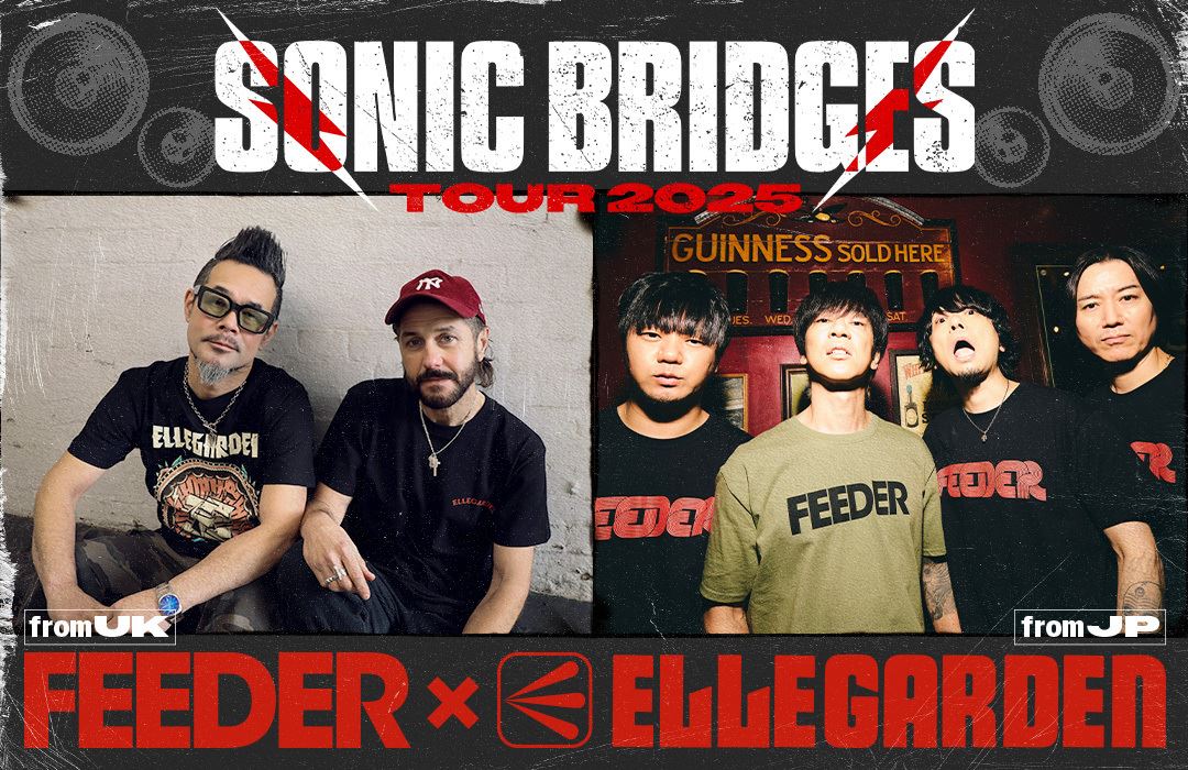 ELLEGARDEN、イギリスのロックバンド・FEEDERとのジョイントツアー開催