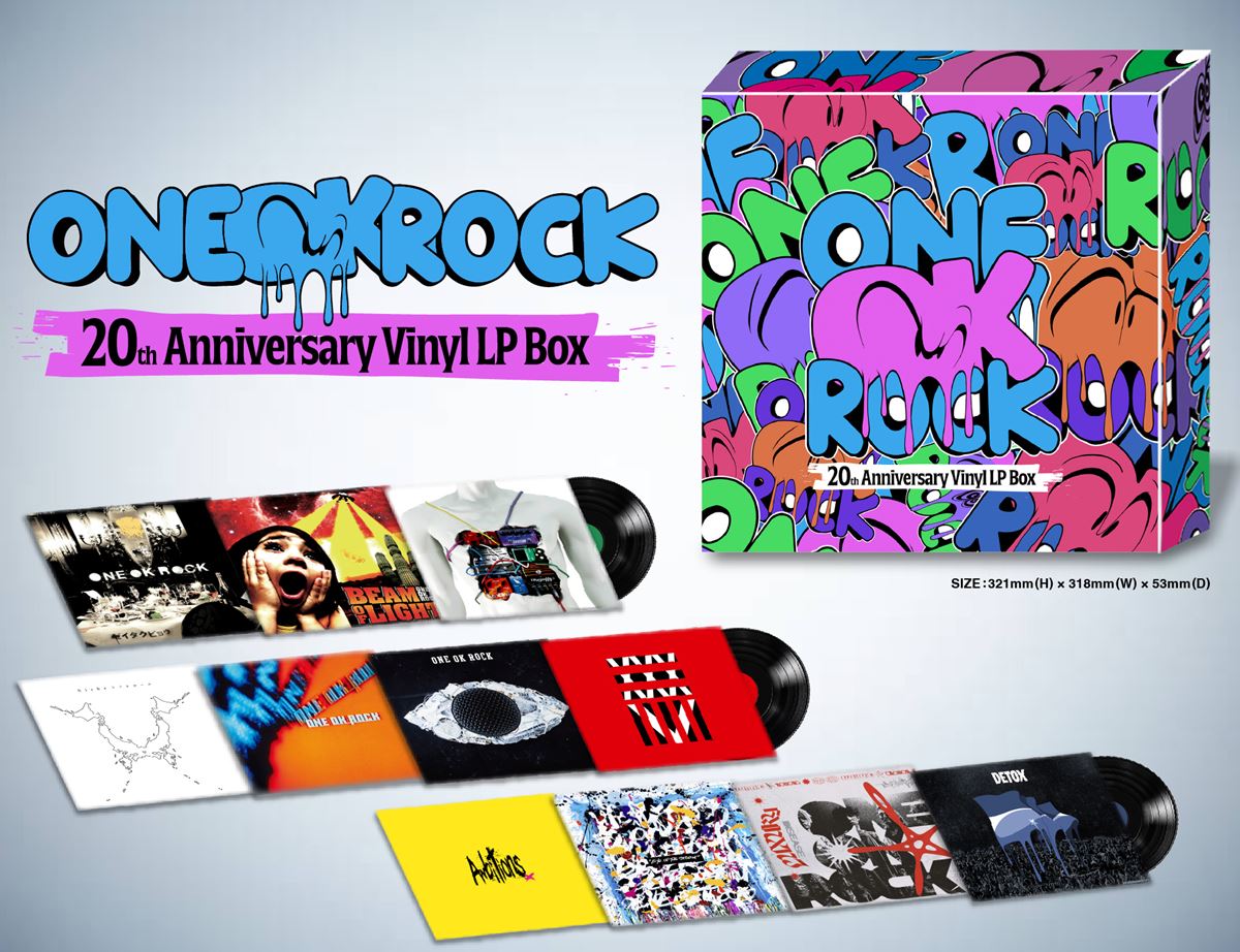 ONE OK ROCK、全11作のアルバムを網羅したアナログBOX『ONE OK ROCK