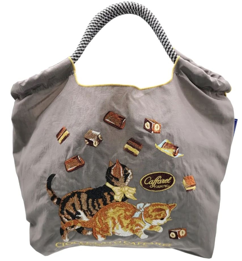 カファレル×Ball&Chainコラボバッグ】仔猫とチョコのカワイイ刺繍