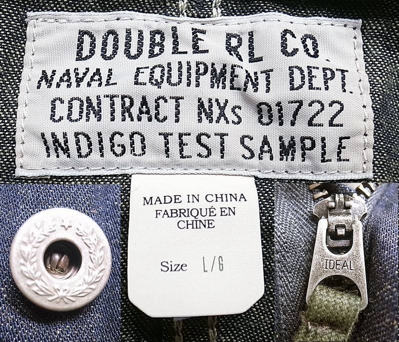 RRL USN WHEATON CVR-COVERALL ダブルアールエル デニム ツナギ