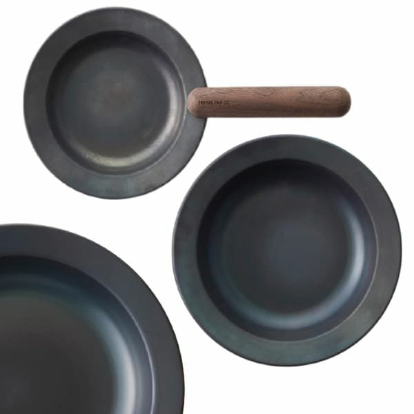 フライパンジュウ】鉄フライパンセット 取っ手が取れる、IH対応藤田