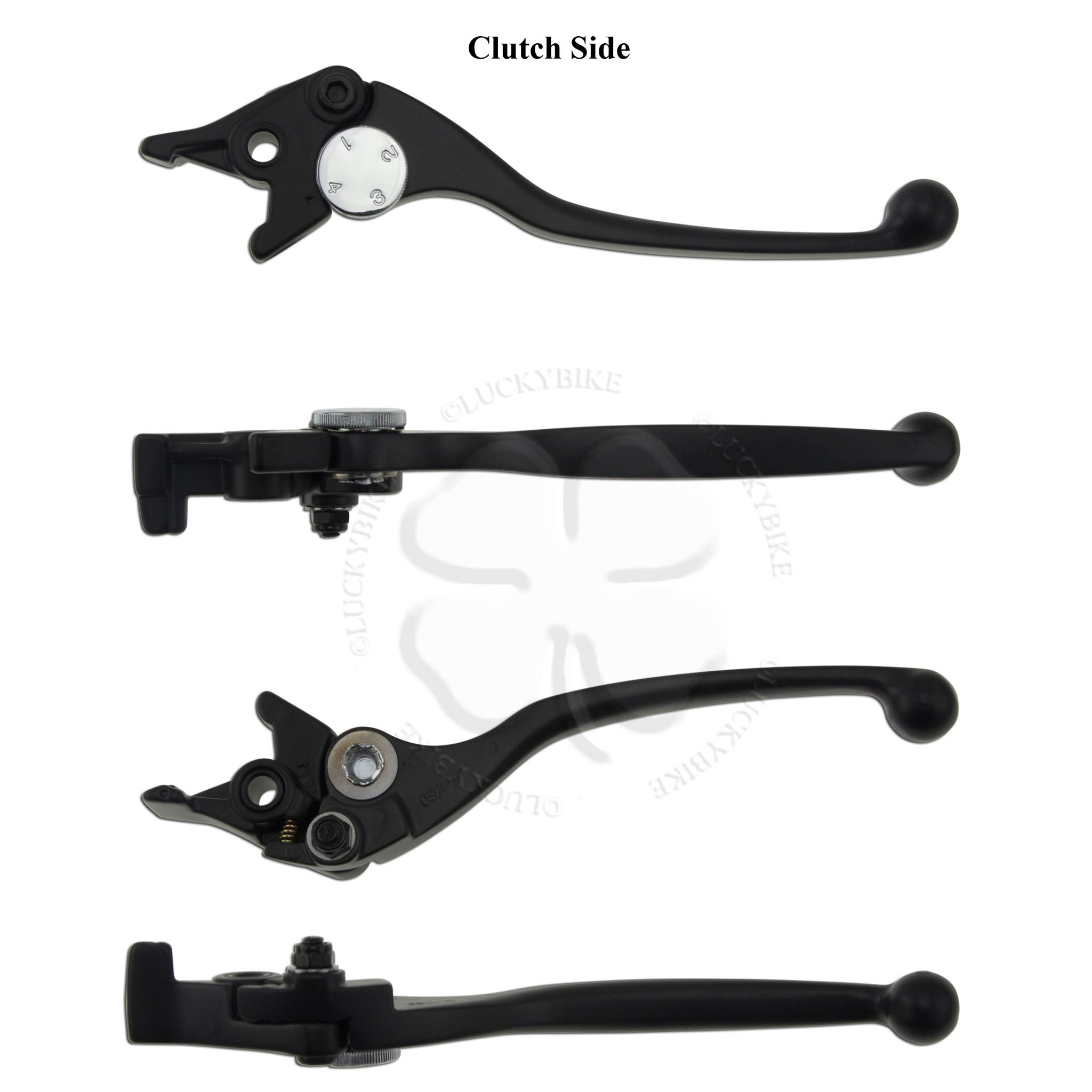 Levers - Brake & Clutch Kawasaki ZX7R 89-03 ZX9R 94-97 - Black