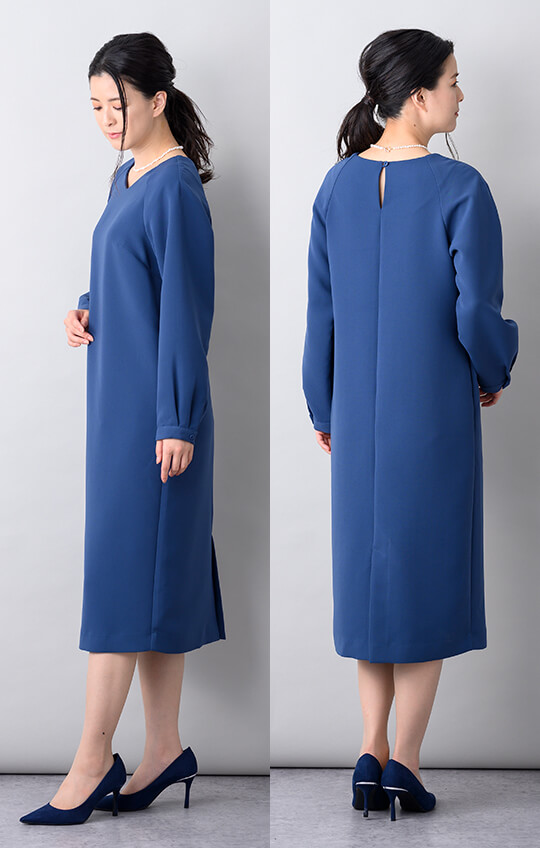 ジレ付きワンピース ママスーツ レディース 入園式 入学式 卒園式 卒業