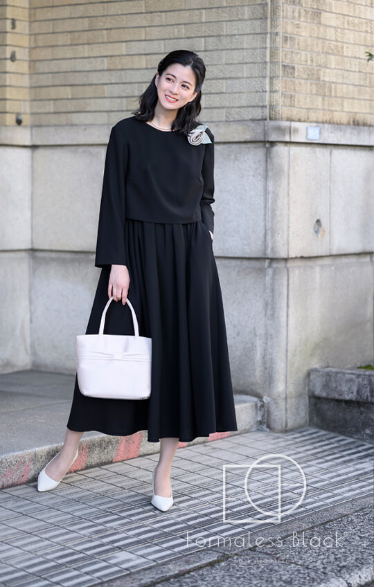 ブラック フレアミニワンピース フリーサイズ ships little black ワンピース 「手洗い可能」ブラック フォーマル