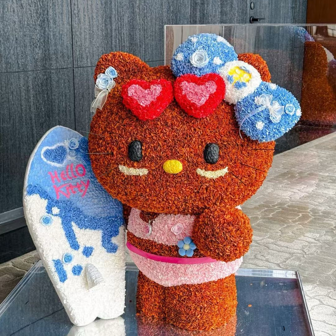 メガサイズ波乗りキティ_LUXURY ROSE TOKYO