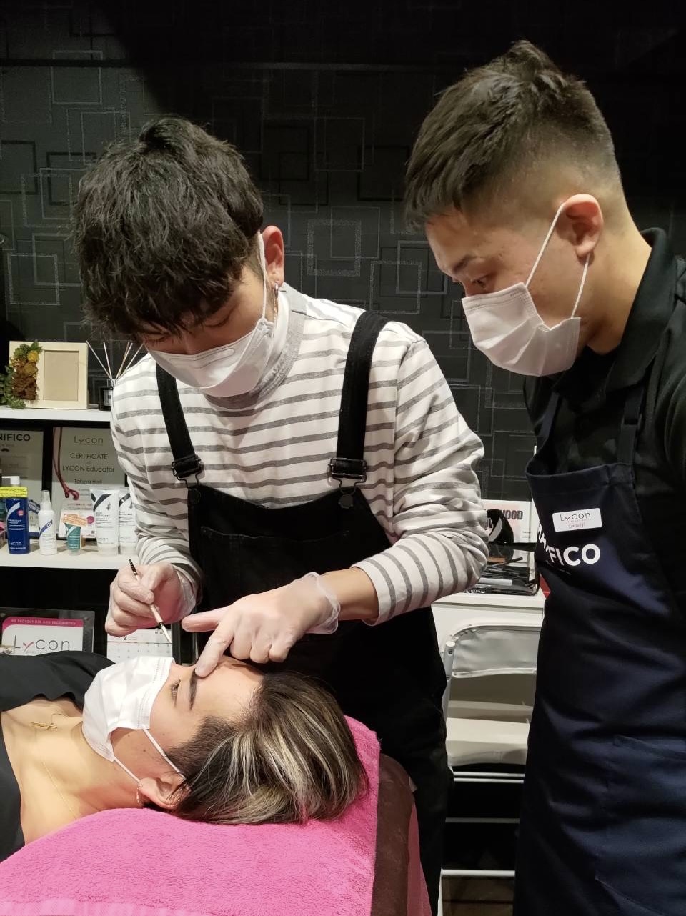 メンズハリウッドブロウリフト・眉毛ワックス練習会｜東京新宿 ｜ 東京