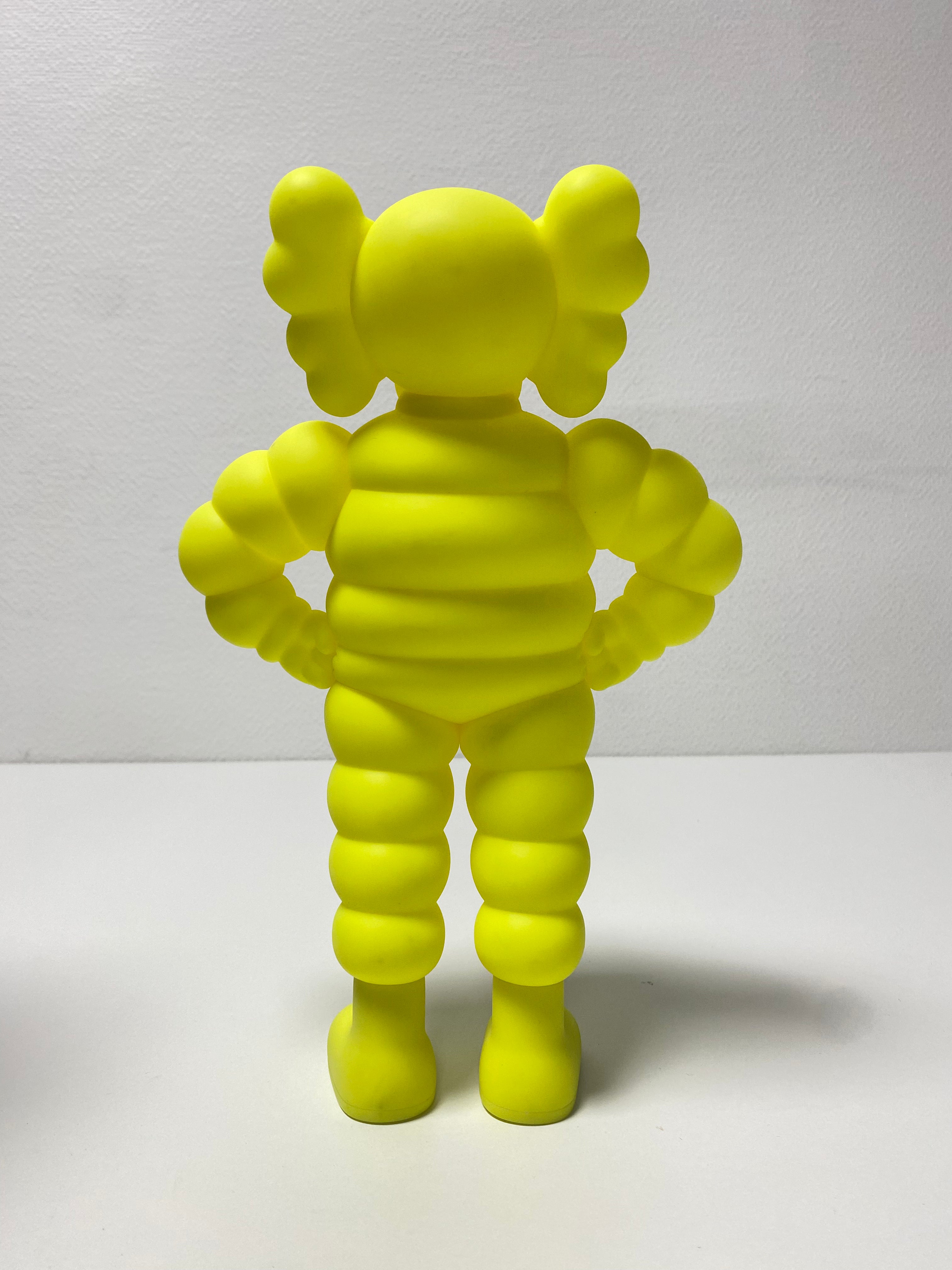 KAWS – Chum Yellow Sculpture (2020) | Vinyl Figure – LYNART STORE