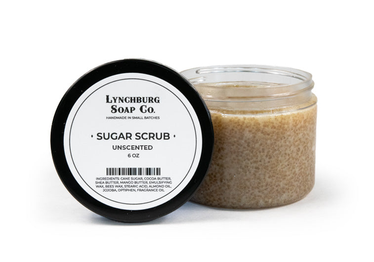 Unscented Sugar Scrub 6oz – Lynchburg Soap Company