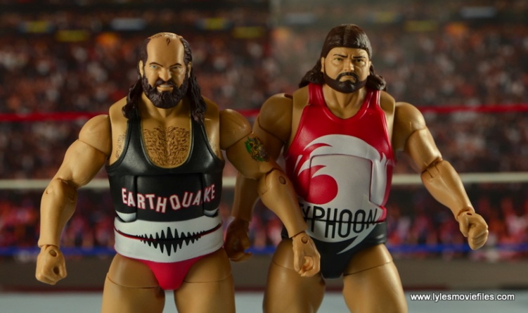 WWE Elite Natural Disasters Earthquake and Typhoon figure review