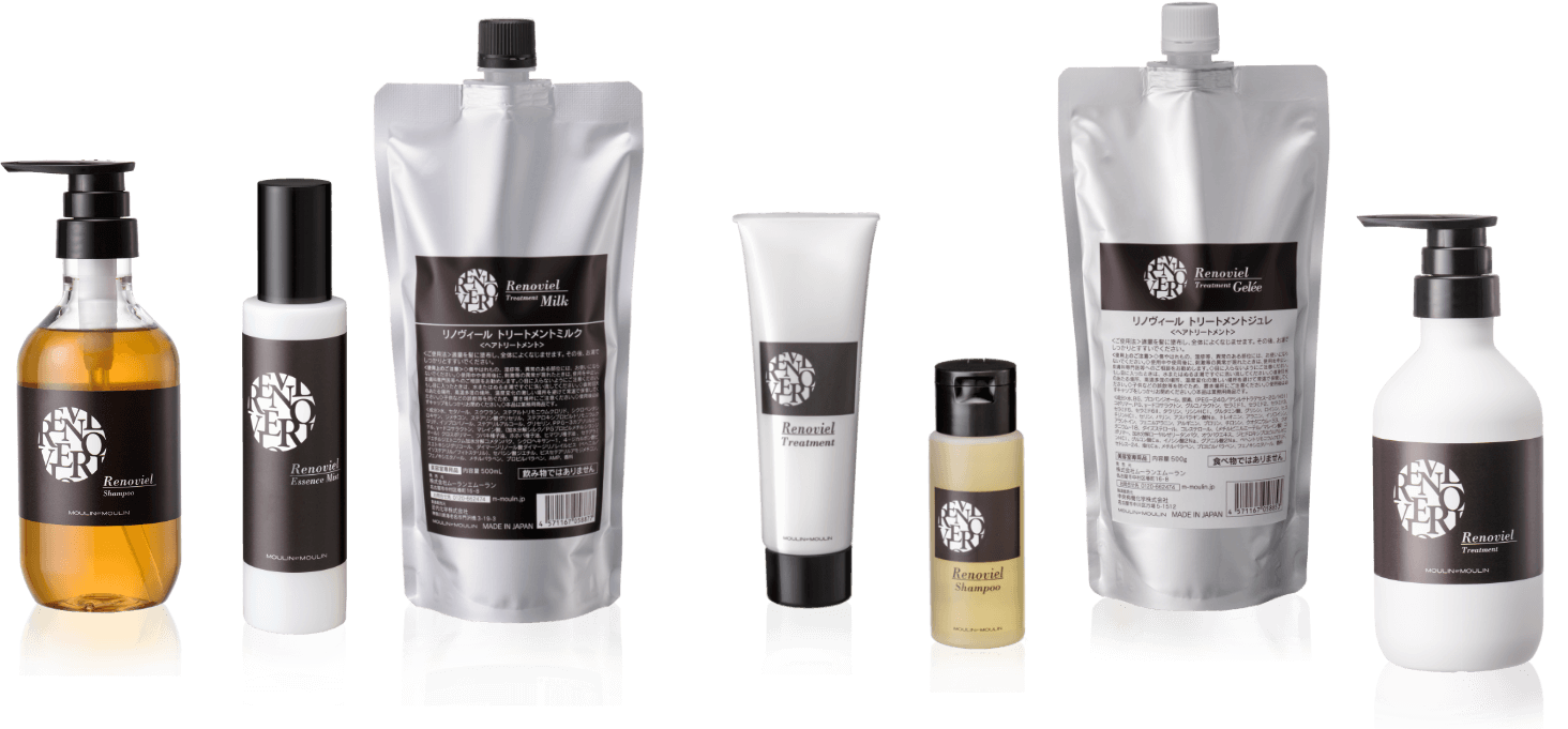 カラーと同時にクセ・うねりを整える｜リノヴィール｜ムーランエムーラン