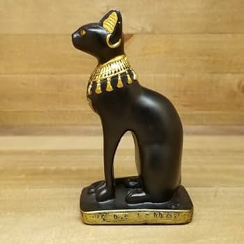 Amazon.co.jp: バステト神 bastet 猫型の女神 立像【エジプシャン