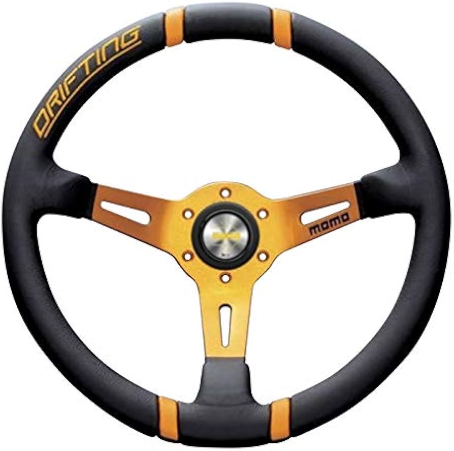 MOMO DRIFTING 350D 85mm ディープコーン オレンジスポーク 35パイ