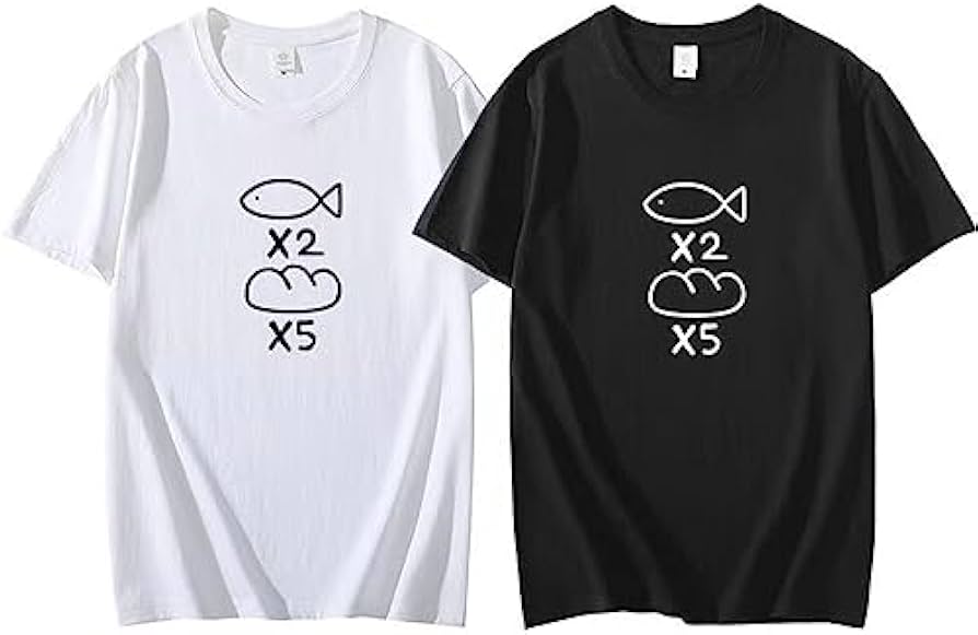 Amazon.co.jp: 魚×2 パン×5 Tシャツ 聖お兄さん 半袖 夏服 コスプレ