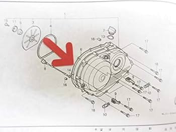 Amazon | VT250FE VT250F2F VT250FG VT250F2H VTZ250 右クランクケース