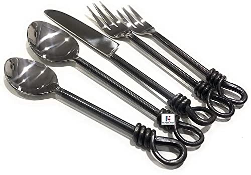 Amazon.com | Twist And Shout Stainless Steel Flatware Set Hand