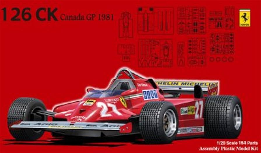 Amazon.co.jp: フジミ模型 1/20 グランプリシリーズ GP4 フェラーリ