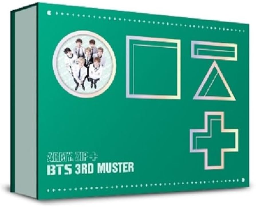 BTS 3RD MUSTER [ARMY.ZIP+] DVD 3 DISC+Photobook+Story Book+