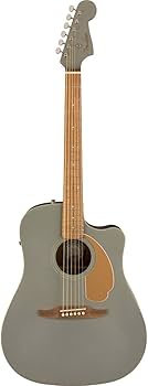 Amazon | Fender エレアコ Redondo Player, Walnut Fingerboard, Slate