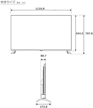 Amazon | ミスターマックス 50型スマートテレビ MTH-50RG4S1 50インチ
