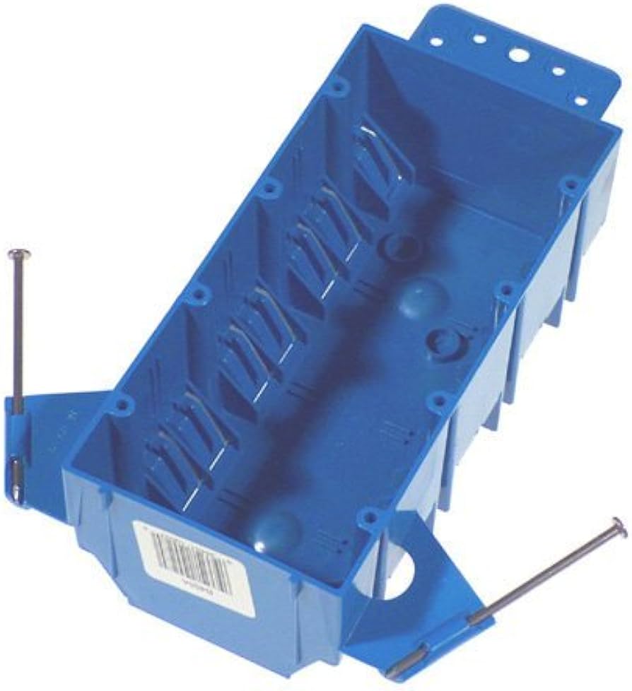 Carlon Lamson & Sessons B455A-UPC Four Gang Box with Captive Nails