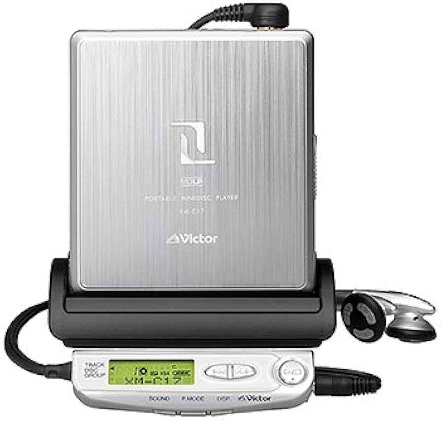 Amazon | Victor JVC ポータブルMDプレイヤー XM－C17P－S