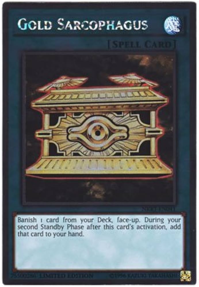 Amazon.co.jp: 遊戯王 英語版 NKRT-EN041 Gold Sarcophagus 封印の黄金
