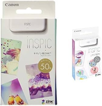 Amazon.co.jp: Canon スマホプリンター用 ZINKフォトペーパー 50枚入り