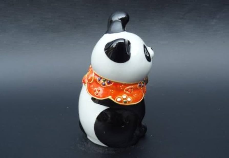 Amazon.co.jp: 五彩 九谷焼 3号招き猫 パンダ (左手) : ホーム＆キッチン