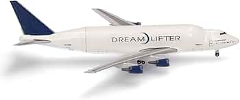 Amazon.co.jp: herpa ボーイング 747LCF ドリームリフター 1:500
