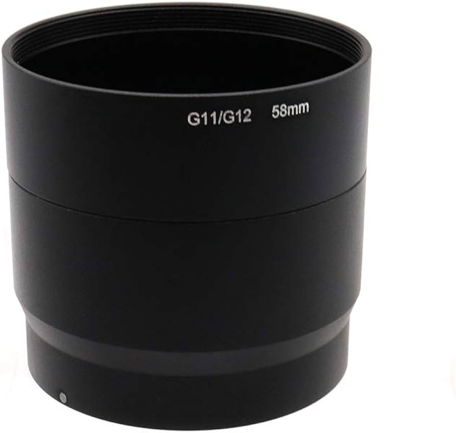 Amazon.com : CASYDYEN 58mm Metal Lens Adapter Tube for Canon G10