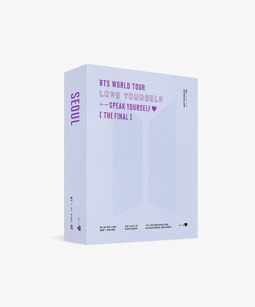 Amazon.com: [DVD] BTS - World Tour 'Love Yourself : Speak Yourself