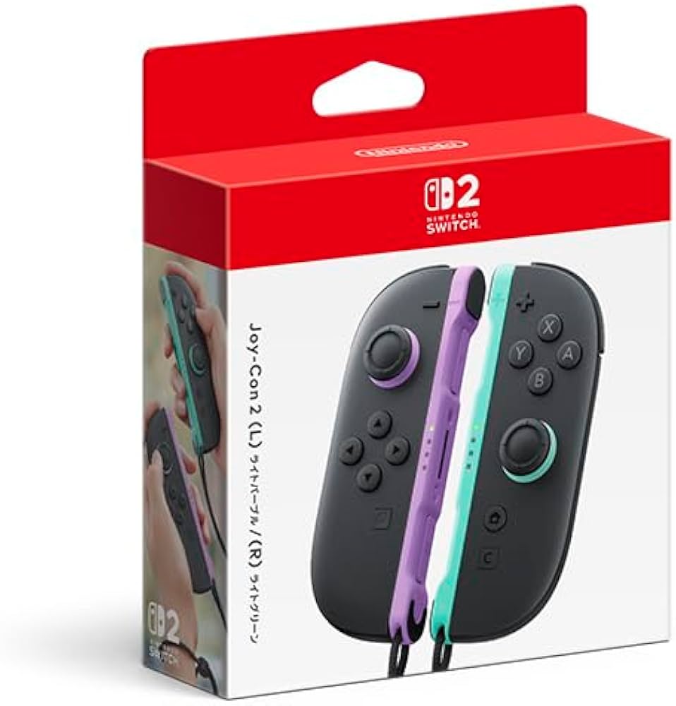 Amazon.co.jp: 【任天堂純正品】Joy-Con 2 (L) ライトパープル/(R
