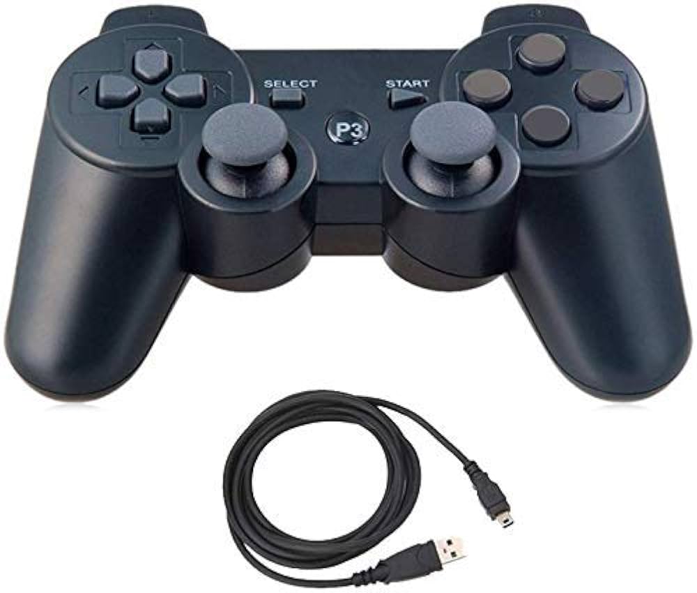 Amazon.co.jp: PS3 Controller, Bluetooth Wireless Gamepad, USB