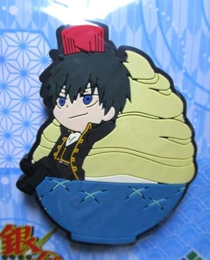 Amazon.co.jp: 銀魂 ラバーピンズ 土方十四郎 ちびキャラ マヨ丼 腰掛