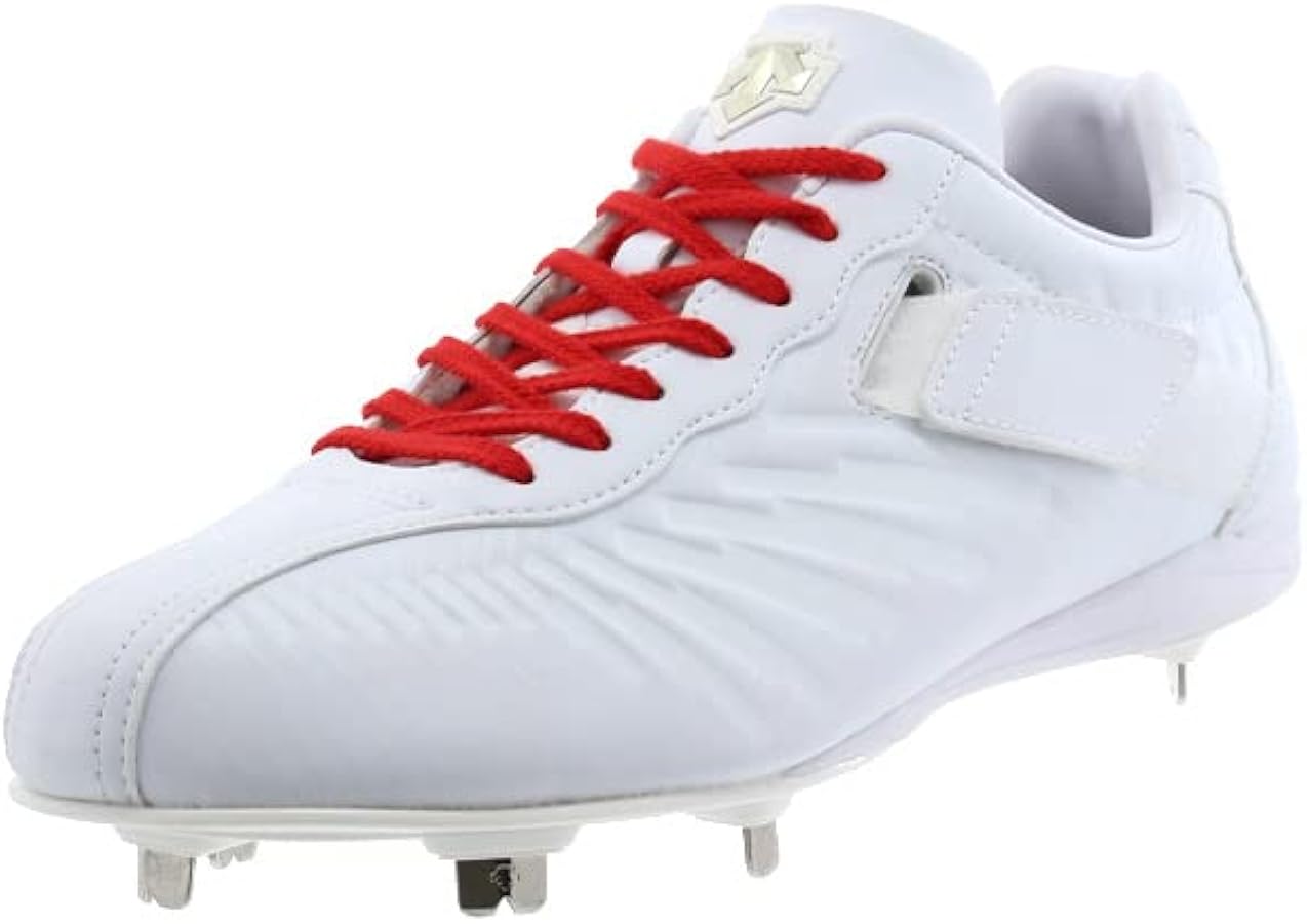 Amazon | 28％OFF 野球 デサント スパイク シューレースセット 金具 白