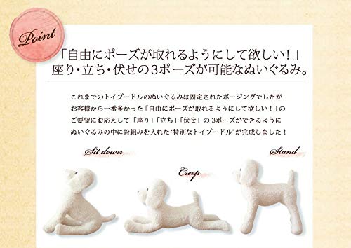 Amazon.co.jp: ニニアンドキノ スタンダードプードル 白 ホワイト