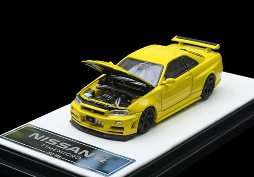 Amazon | Time Micro 1/64 ニッサン スカイライン GTR R34 YE