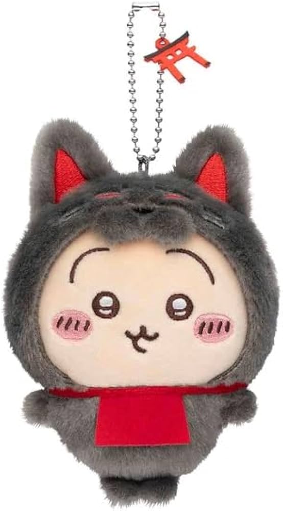 Amazon.co.jp: ちいかわもぐもぐ本舗 伏見稲荷なマスコット ぬいぐるみ